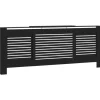 Lämpöpatterin suoja musta mdf 205 cm