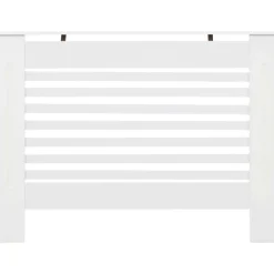 Lämpöpatterin suojat 2 kpl valkoinen 112x19x81,5 cm mdf