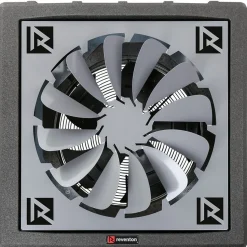 Lämpöpuhallin Reventon HC30-3S 26,4 kW musta + levityssäle 360