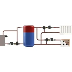 Lämpötilasäädin Termoventiler Thermomatic CC2,0 73 sek 15Nm