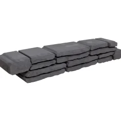 Loimumuurikivi Lakka 360x180x90mm, musta