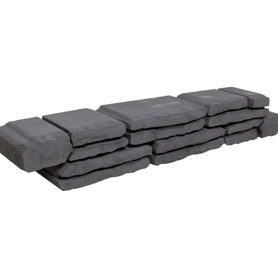 Loimumuurikivi Lakka 360x180x90mm, musta