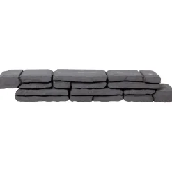 Loimumuurikivi Lakka 360x180x90mm, musta