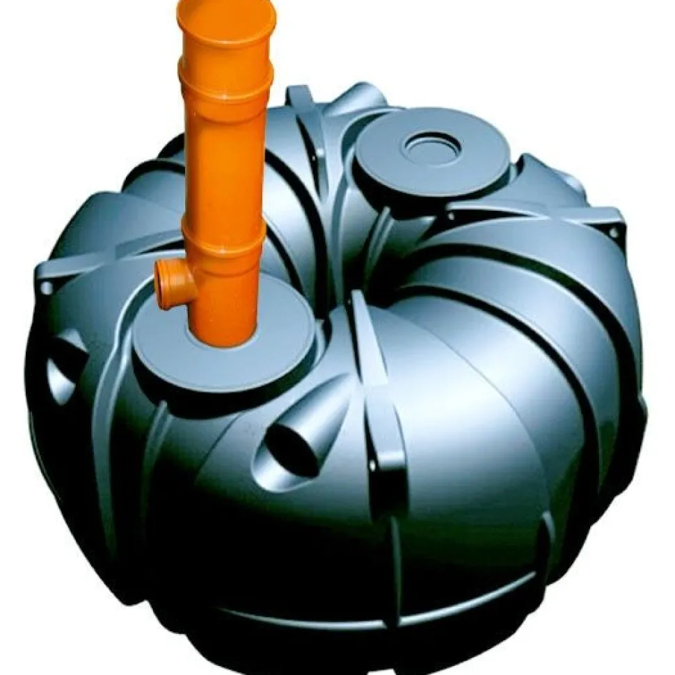 Lokasäiliöpaketti Uponor sis. umpisäiliö 5300l + täyttymishälytin + 3kpl ankkurointipaketti