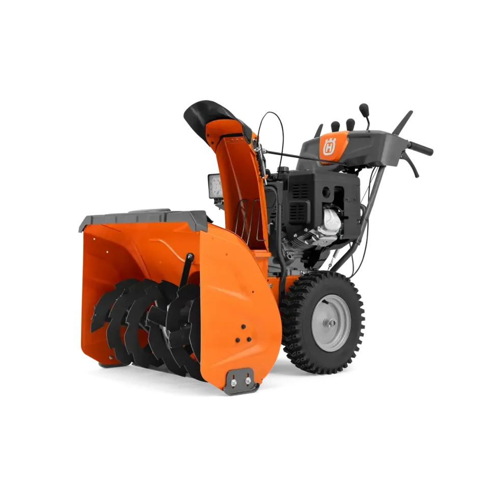 Lumilinko Husqvarna ST 376 sähköstartilla + lämpökahvat