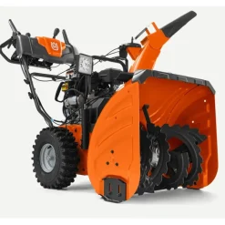 Lumilinko Husqvarna ST 324 sähköstartilla ajovalolla
