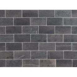 Luonnonkivilaatta Qualitystone Grey Marble Tile, 100x200mm