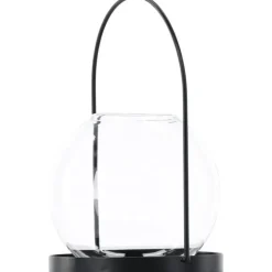 Lyhty Venture Home Flora, ø22cm, musta
