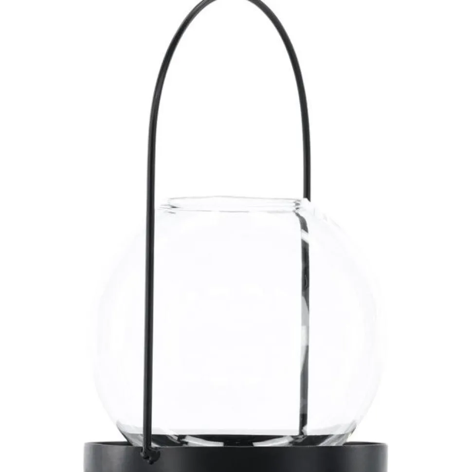 Lyhty Venture Home Flora, ø22cm, musta