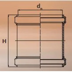 Maaviemärin pistoyhde PVC 200 mm