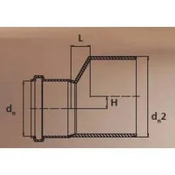 Maaviemärin supistusyhde PVC 315-250 mm