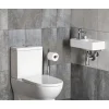 Malja-allas Interia Minos Cloakroom 400x220 mm vasen valkoinen
