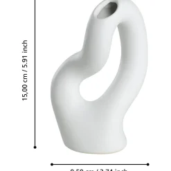 Maljakko Eglo Living Ambilobe, 15cm, valkoinen