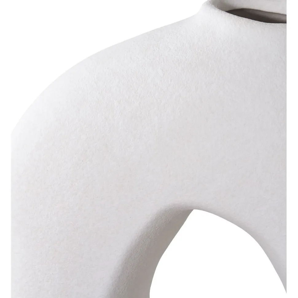 Maljakko House Nordic Vase, 24x10.5x27.8cm, keramiikka, valkoinen