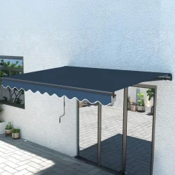 Markiisi Lykke, 2,95x2,5 m, tummanharmaa