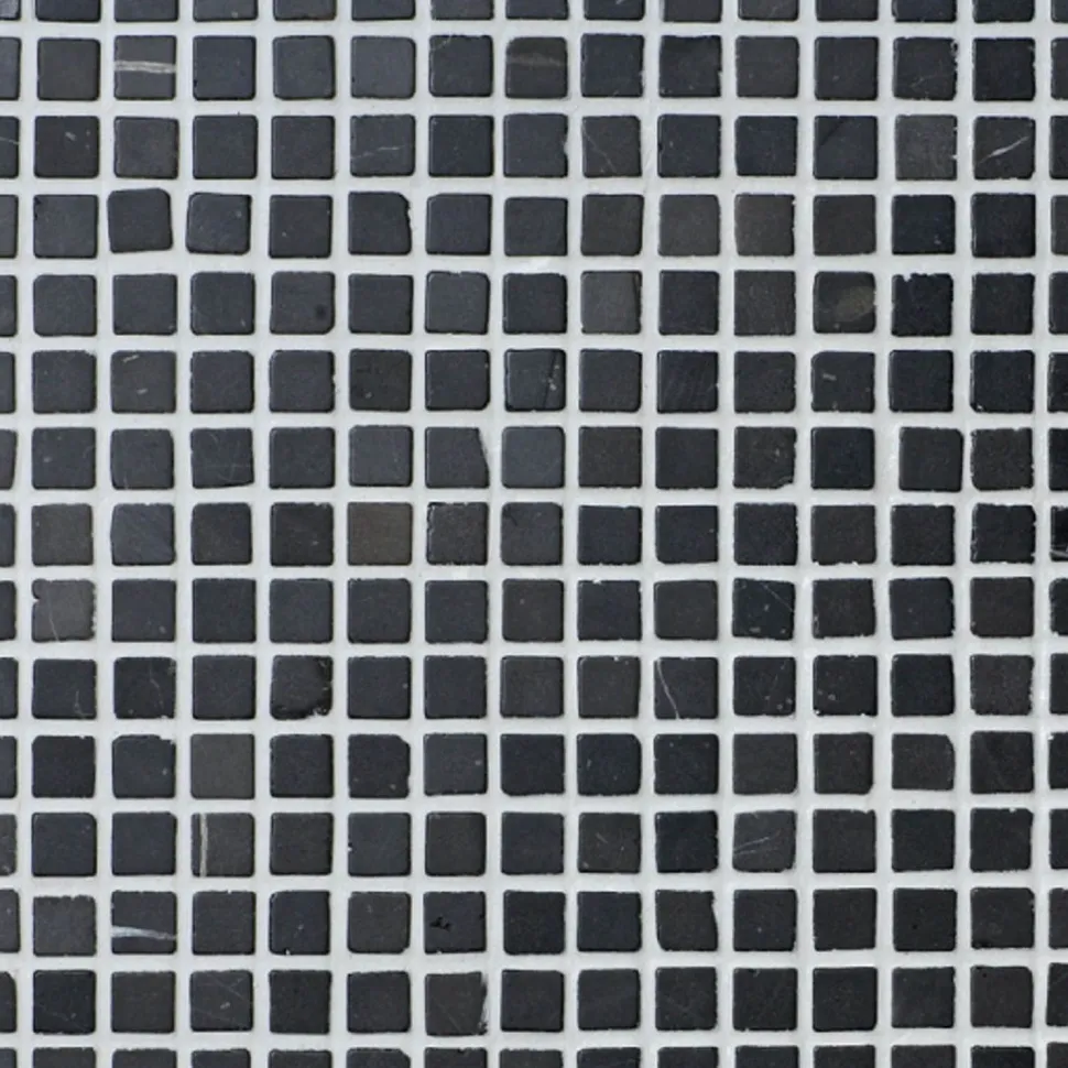 Marmorimosaiikki Qualitystone Square Gray, verkolla, 20 x 20 mm