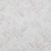 Marmorimosaiikki Qualitystone Herringbone White, 30 x 60 mm