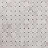 Marmorimosaiikki Qualitystone Diagonal White-Gray, verkolla, 50x50/10x10 mm