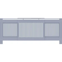 Mdf lämpöpatterin suoja harmaa 205cm