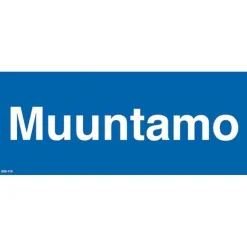 Merkintäkilpi "Muuntamo", 30x12cm