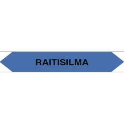 Merkintätarra/putkistotarra "Raitisilma", 16x2.5cm, 5kpl