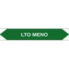 Merkintätarra/putkistotarra "LTO meno", 16x2.5cm, 5kpl