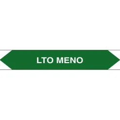 Merkintätarra/putkistotarra "LTO meno", 16x2.5cm, 5kpl