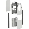 Metallisarja yhden Schneider Electric EVlink Pro AC -latausaseman asennukseen