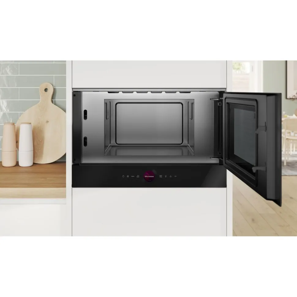 Mikroaaltouuni Bosch Serie 8 BFR7221B1 60cm musta integroitava