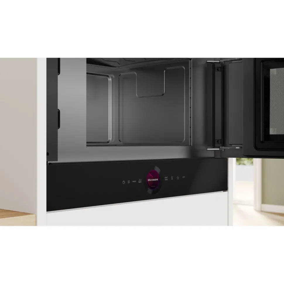 Mikroaaltouuni Bosch Serie 8 BFR7221B1 60cm musta integroitava