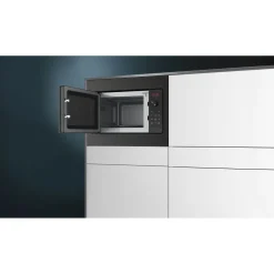 Mikroaaltouuni Siemens iQ300 BF523LMB3, 50cm, musta, integroitava
