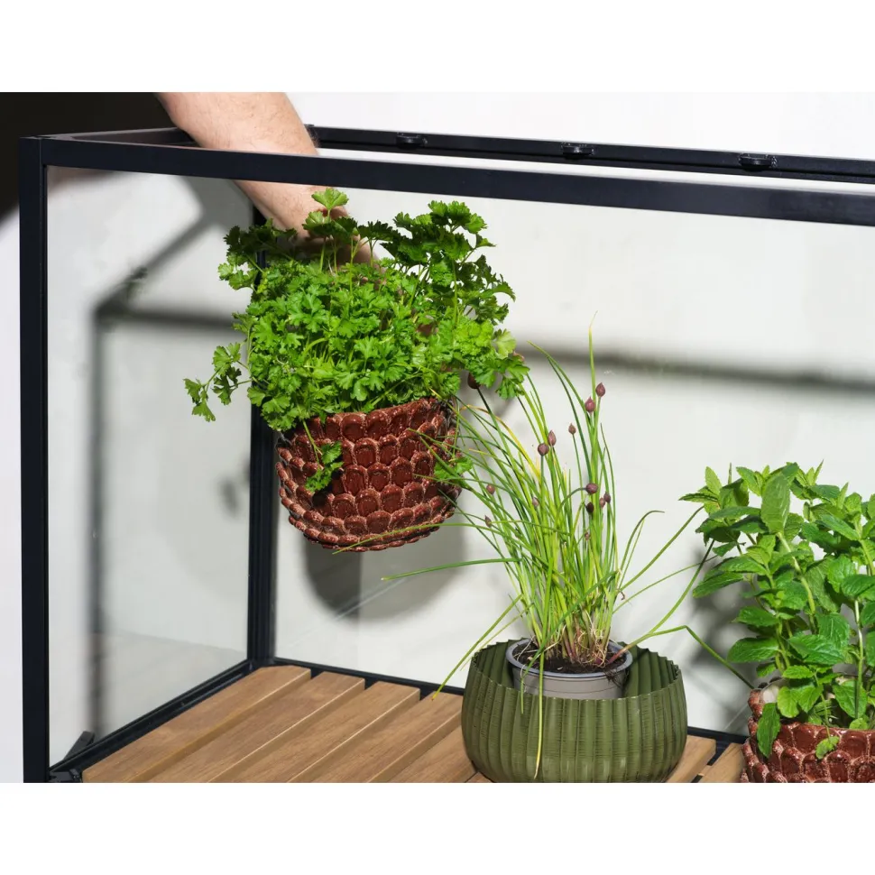 Minikasvihuone Brafab Grower Greens, 81x41x137cm