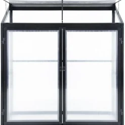 Minikasvihuone Lykke Havsvik, 130x55x140cm, musta