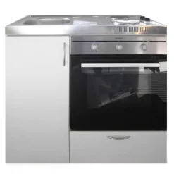 Minikeittiö MKB-100, leveys 100cm, uunilla ja keraamisella liedellä