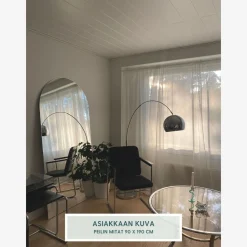 Mittatilauspeili Suomen Lasitehdas, puolikaari
