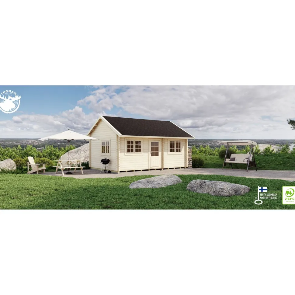 Mökki Luoman Lillevilla 100C-4 Paasvesi 22 m² sis.parven