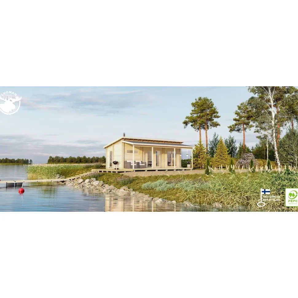Mökki Luoman Lillevilla 737 Rantasipi, 28.8m²
