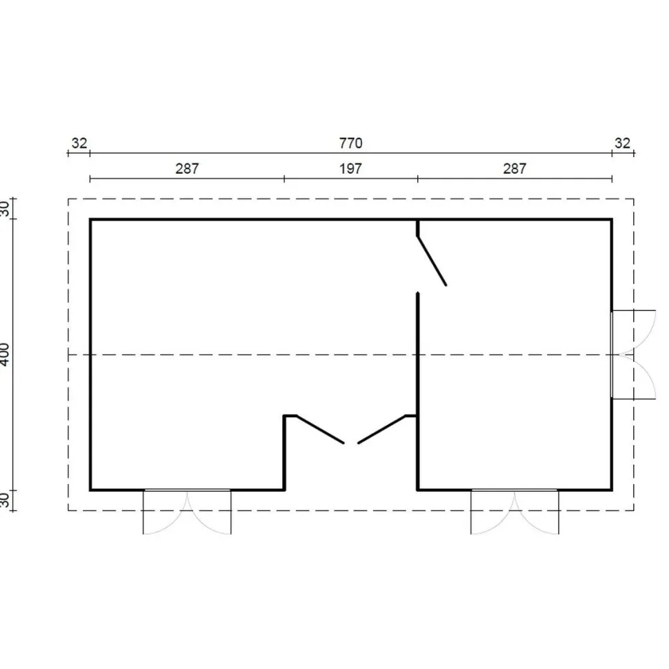 Mökki Palmako Anna 26,8+1,9 m²