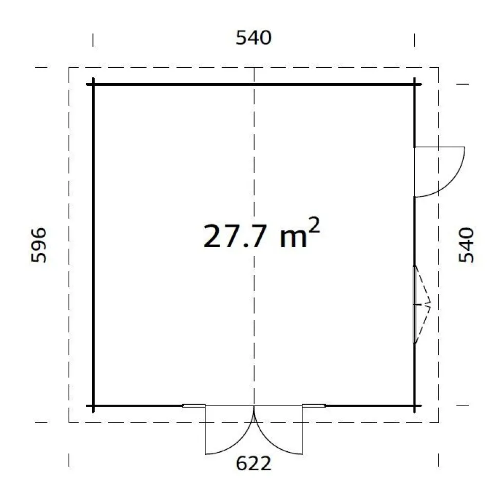 Mökki Palmako Irene, 27,7m² FR70-5656-3