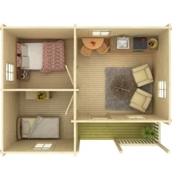 Mökki Palmako Sandra 21,5+3,7 m²
