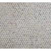 Mosaiikkilaatta Qualitystone Triangle Mini Light Grey, 30x30x30mm