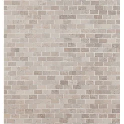 Mosaiikkilaatta Qualitystone Brick Mini White, 20x40mm