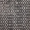 Mosaiikkilaatta Qualitystone Hexagon Mini Grey, 30x30mm