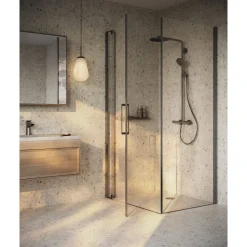Märkätilan muovimatto Tarkett Aquarelle Breccia Stone Beige, leveys 2m