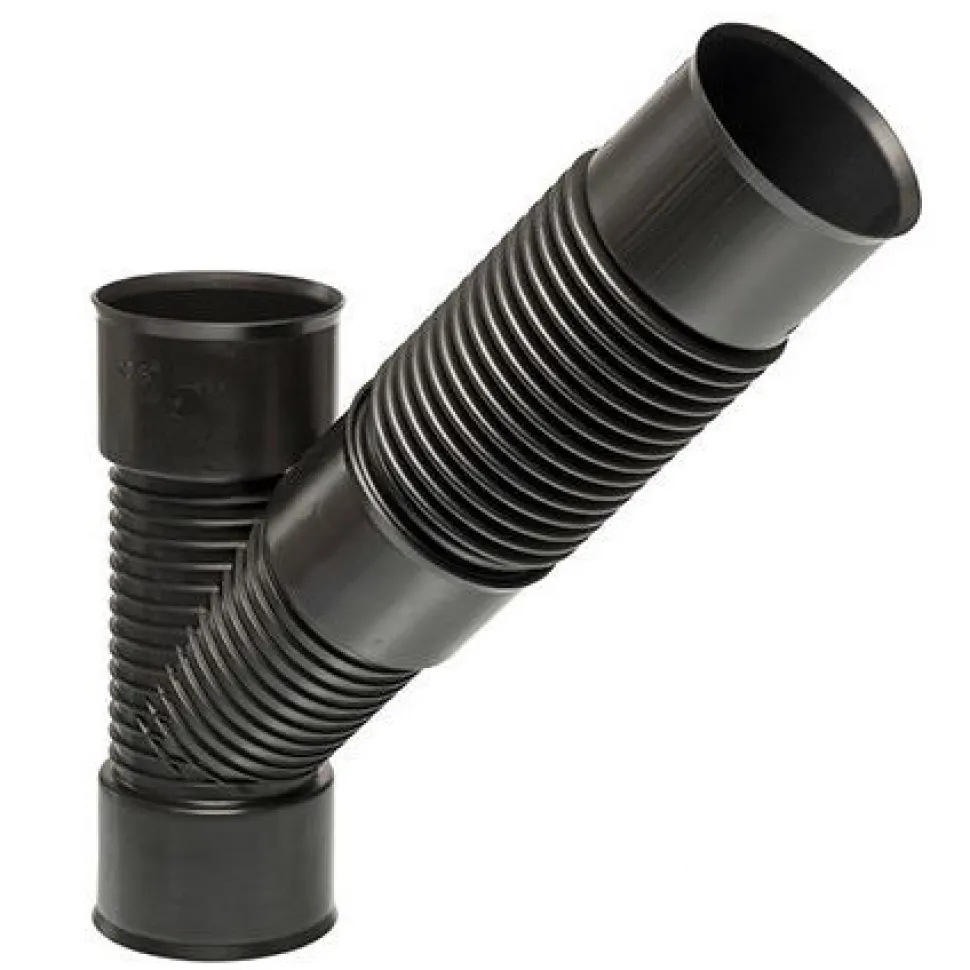 Muhvihaara sadevesiviemäriin Uponor SN8 110x0-90°
