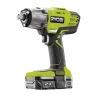 Mutteriväännin Ryobi ONE+ R18IW3-120S 2 Ah akulla + 3 hylsyä renkaanvaihtoon
