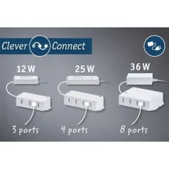 Muuntaja Paulmann Clever Connect, 230/12V, eri vaihtoehtoja