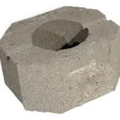 Muurikivi Rudus Aitakivi päätykivi 200x200x100 mm sileä harmaa