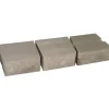 Muurikivi Rudus Muurikko kaarrekivet 235x235x100 mm sileä harmaa