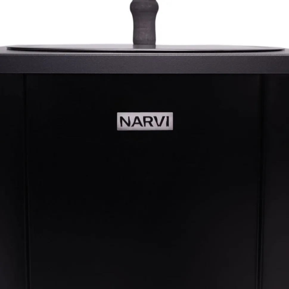 Muuripata Narvi 50l neliskulmainen musta